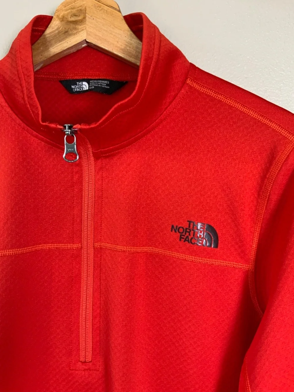 The North Face Half Zip Textured Performance Long Sleeve Pullover